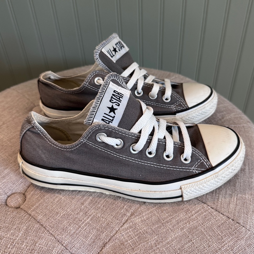 Converse Charcoal Low-Top Sneakers